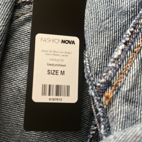 Denim Bolero Jacket - Picture 3 of 4